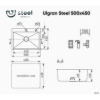 Ulgran Steel 50x45 (черная брашированная сталь) Image #7