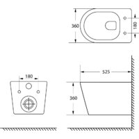 Lauter Longer 2110822 + GROHE Rapid SL 38772001 с кнопкой (прямоугольная, хром) Image #24