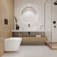 Lauter Longer 2110822 + GROHE Rapid SL 38772001 с кнопкой (прямоугольная, хром) Image #7