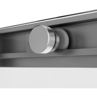 AM.PM X-Joy Square Slide 100x80 W94G-403-10080-MТ (матовый хром/прозрачное стекло) Image #3