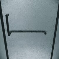 Grossman Pragma 90x90x195 302.K33.03.9090.21.02 (черный матовый/шиншилла стекло) Image #3