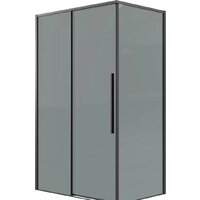 Grossman Galaxy 120x80x195 120.K33.01.1280.21.10 (черный матовый/тонированное стекло) Image #1