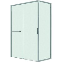 Grossman Style 130x100x195 120.K33.05.1310.10.02 (хром/стекло шиншилла) Image #1