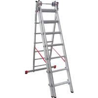 Новая высота NV 523 трёхсекционная индустриальная 3x7 ступеней Image #6