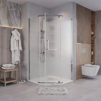 Grossman Pragma 100x100x195 302.K33.03.1010.10.02 (хром/шиншилла стекло) Image #8