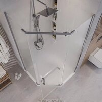 Grossman Pragma 100x100x195 302.K33.03.1010.10.02 (хром/шиншилла стекло) Image #10