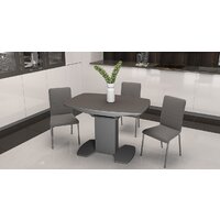 Трия Портофино СМ(ТД)-105.01.11(1) (серый/стекло серое матовое Lux) Image #4