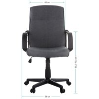 Helmi HL-M03 Referent (ткань, серый) Image #5