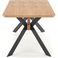 Halmar Bacardi 160-220/90 (дуб натуральный/черный) Image #2