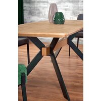 Halmar Bacardi 160-220/90 (дуб натуральный/черный) Image #9