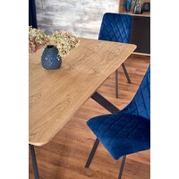 Halmar Bacardi 160-220/90 (дуб натуральный/черный) Image #10