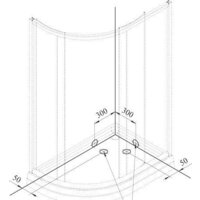 Radomir 120x80 L 1-03-1-1-0-0080 (прозрачное стекло) Image #3