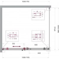 BelBagno SOFT_CLOSE-2-AH-1-110/100-C-Cr Image #6