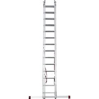 Новая высота NV 323 трёхсекционная профессиональная 3x14 ступеней Image #7