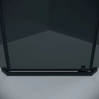 Grossman Pragma 90x90x195 302.K33.03.9090.21.10 (черный матовый/тонированное стекло) Image #4