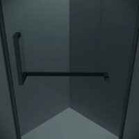 Grossman Pragma 90x90x195 302.K33.03.9090.21.10 (черный матовый/тонированное стекло) Image #3