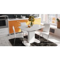 Трия Портофино СМ(ТД)-105.01.11(1) (белый глянец/стекло белое) Image #3