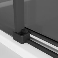 Niagara NG-2828-34BLACK 80x80x195 (черный матовый/тонированное стекло) Image #6