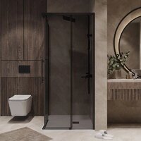 Niagara NG-2828-34BLACK 80x80x195 (черный матовый/тонированное стекло) Image #11