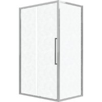 Grossman Cosmo 100x90x195 120.K33.02.1090.10.02 (хром/шиншилла стекло)