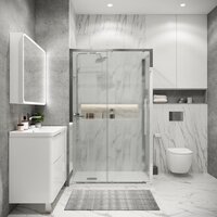 Grossman Cosmo 110x80x195 120.K33.02.1180.10.02 (хром/стекло шиншилла) Image #7