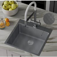 Roxen Snake 560220-50-S (50*48) сатин/текстурная поверхность (с коландером и дозатором) Image #5