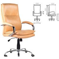 Brabix Premium Cuba EX-542 (экокожа/бежевый) Image #6