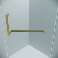 Grossman Pragma 90x90x195 302.K33.03.9090.32.00 (золото сатин/прозрачное стекло) Image #3