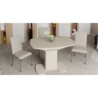 Трия Портофино СМ(ТД)-105.01.11(1) (бежевый/стекло бежевое матовое) Image #4