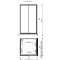 Radomir 110 1-03-1-0-0-1200 (прозрачное стекло) Image #3