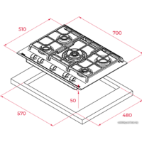 TEKA GZC 75330 XBN (черный) Image #10
