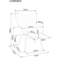 Signal Carmen Velvet Bluvel 77 (оливковый/черный мат) Image #2