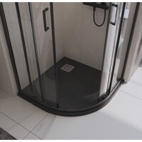 BelBagno TRAY-MR-UNO-R-90-550-35-NERO 90x90 Image #2