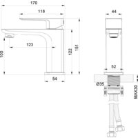Oliveeka OL-639003A+139003-BGM (матовый оружейный металл) Image #8