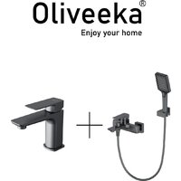 Oliveeka OL-639003A+139003-BGM (матовый оружейный металл)
