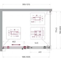 BelBagno SOFT_CLOSE-2-AH-1-100/80-C-Cr Image #6