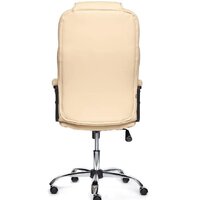 TetChair Bergamo хром/кожзам (бежевый) Image #4