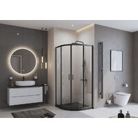 BelBagno TRAY-MR-UNO-R-90-550-35-NERO-CR 90x90 Image #6