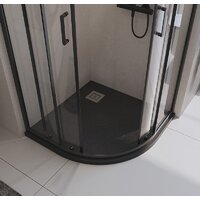 BelBagno TRAY-MR-UNO-R-90-550-35-NERO-CR 90x90 Image #5