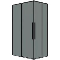 Grossman Galaxy 120x70x195 300.K33.01.1270.21.10 (черный матовый/тонированное стекло)