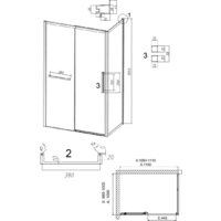 Grossman Style 110x100x195 120.K33.05.1110.21.00 (черный матовый/стекло прозрачное) Image #11