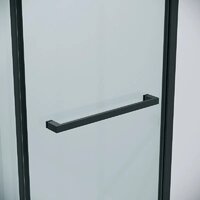 Grossman Style 110x100x195 120.K33.05.1110.21.00 (черный матовый/стекло прозрачное) Image #3