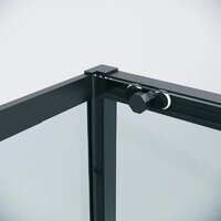 Grossman Style 110x100x195 120.K33.05.1110.21.00 (черный матовый/стекло прозрачное) Image #5