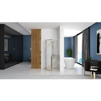 Rea Diamond 90x90 (золотой/прозрачное стекло) Image #4