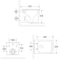 Roxen Cube Tornado в комплекте с инсталляцией StounFix Dual Fresh 6 в 1 868494 (кнопка: черный матовая) Image #14
