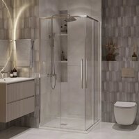 Niagara NG-6624-34 100x100x195 (хром/прозрачное стекло) Image #3