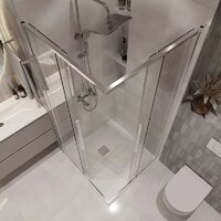 Niagara NG-6624-34 100x100x195 (хром/прозрачное стекло) Image #5