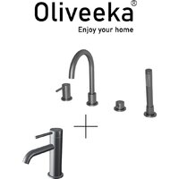 Oliveeka OL-669017+88139017-BGM (матовый оружейный металл)