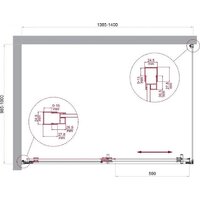 BelBagno LUCE-AH-1-140/100-C-Cr Image #7