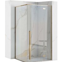 Rea Fargo 90х90 (золото/прозрачное стекло)